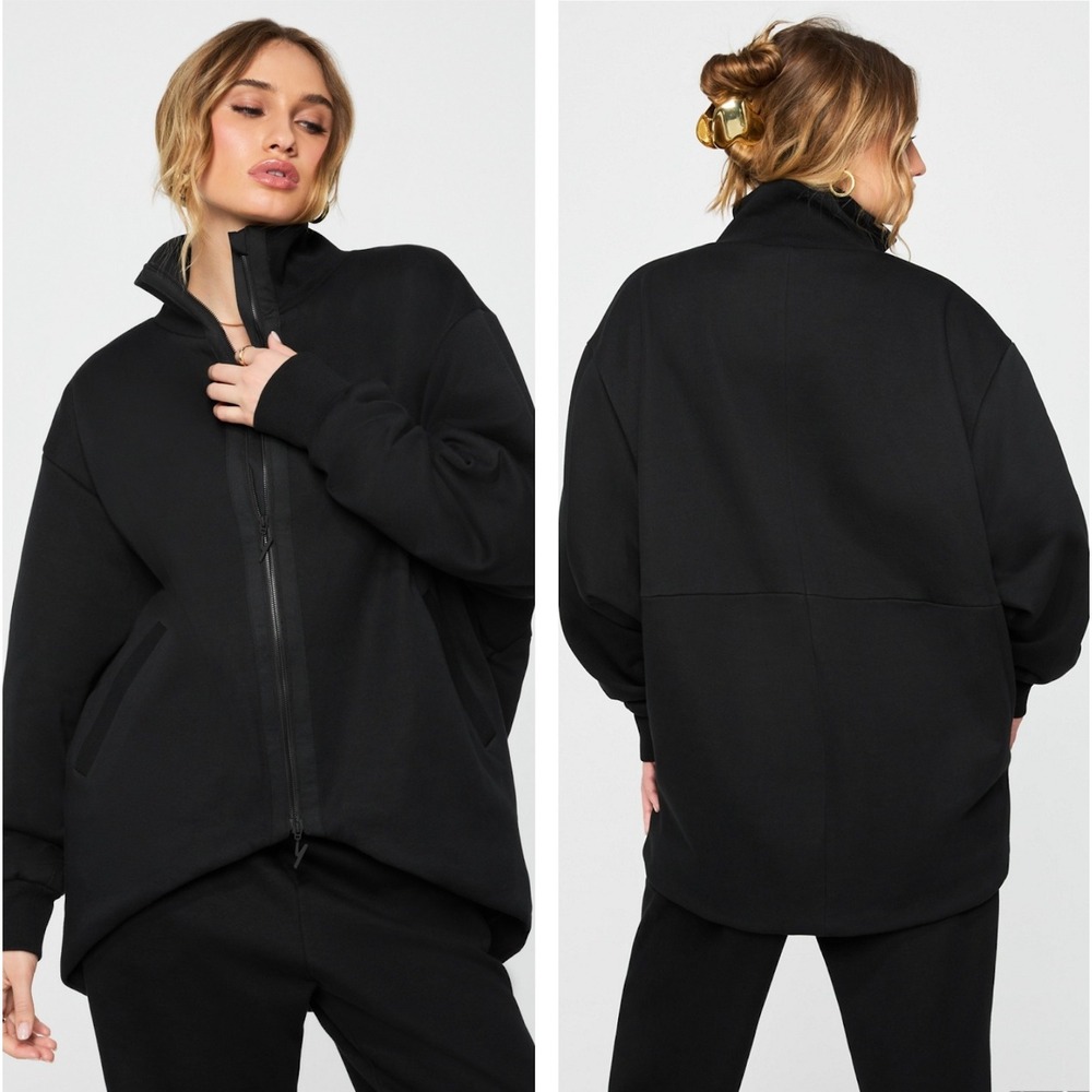 Yitty‎ Oversized Fleece Cocoon Jacket